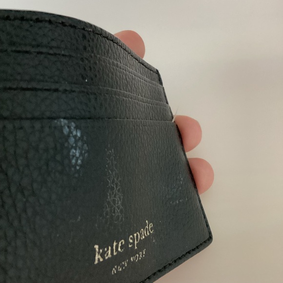 Kate Spade leather Black Wallet Card Holder - Picture 5 of 8